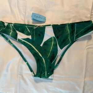 Cupshe palm print bikini bottom - M